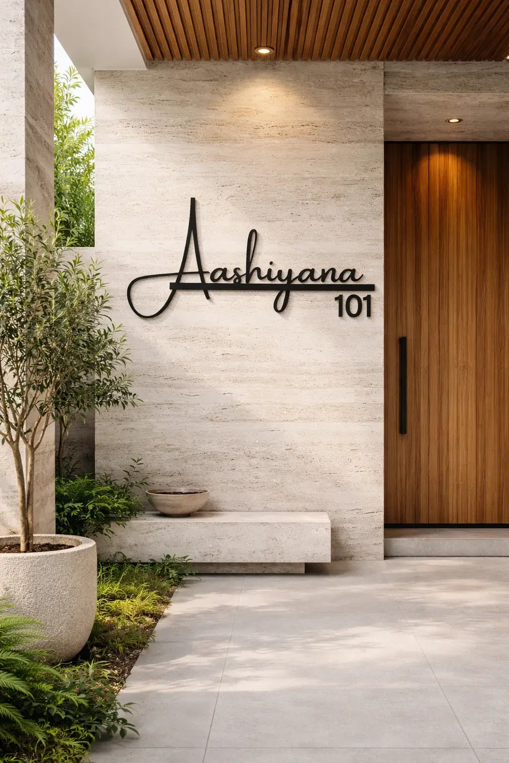 Luxury Designer Name Plates