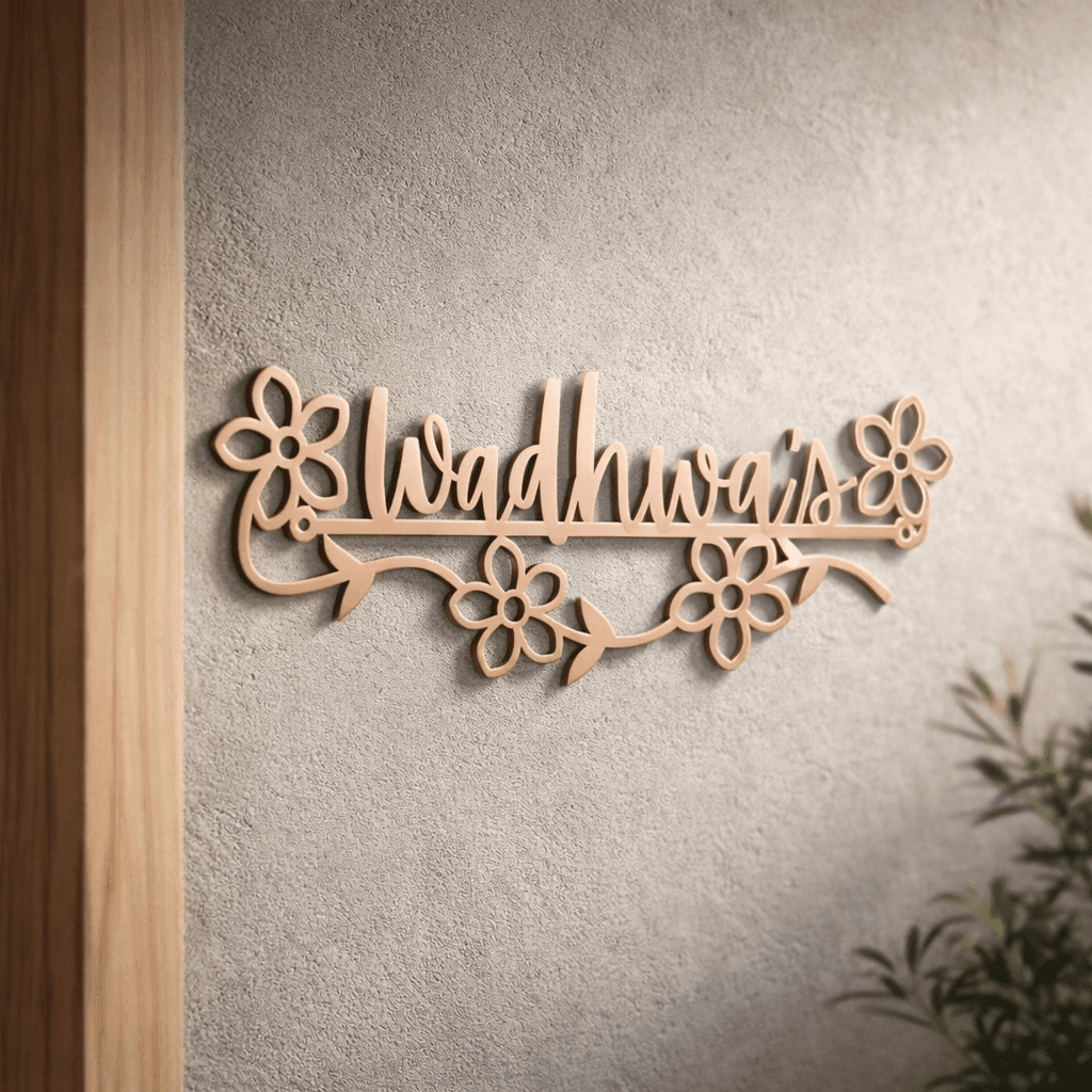Bloomline Signature Name Plate
